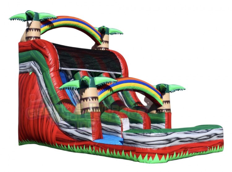 The Heat Wave 18 ft. Dual lane Water Slide