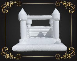 Mini Toddler luxury White Bounce House