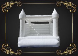 Mega Luxury White Bounce House