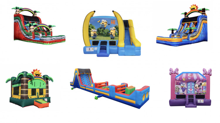 Slides, Bounce House, Obstacles & more